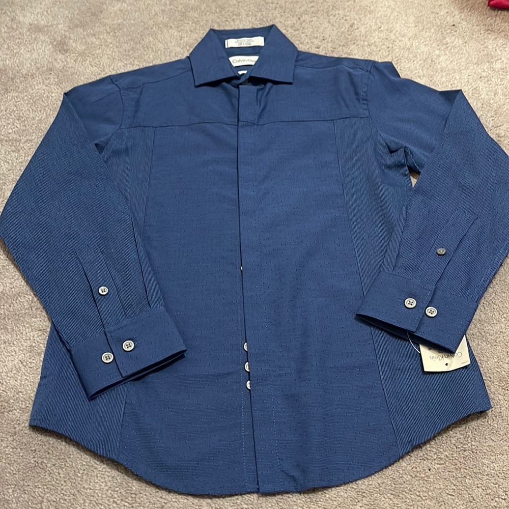 Button down slim fit boys shirt